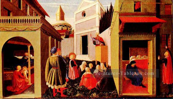 Histoire de Saint Nicolas 1 Renaissance Fra Angelico Peintures à l'huile